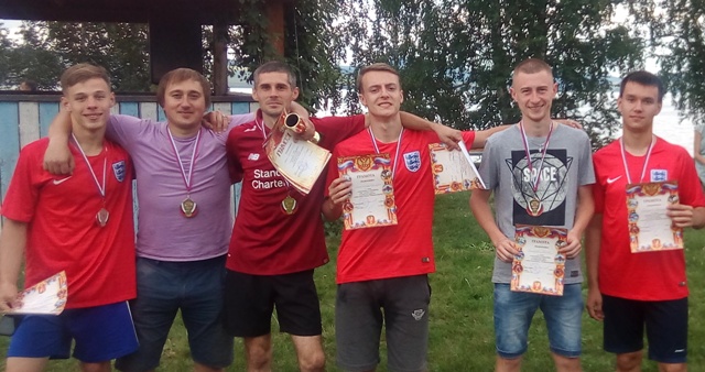 Лучшая футбольная команда района из села Березовское